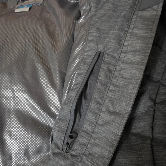 Columbia Women's Gray Puffer Jacket with Faux Fur Hood - Picture 5 of 7